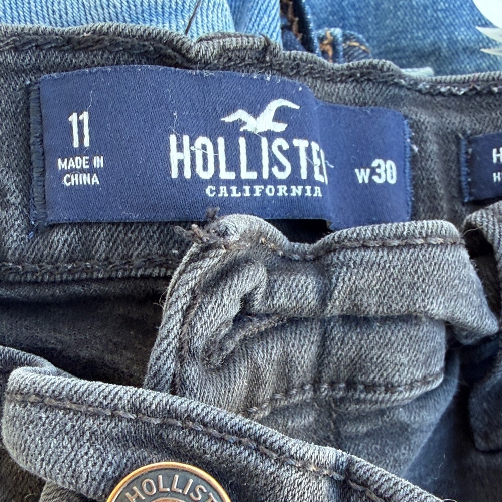 Hollister Men's Dark Gray Jeans